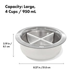 OXO Pet Easy-Clean Slow Feeder - Large, 4 Cups/950 ml U1