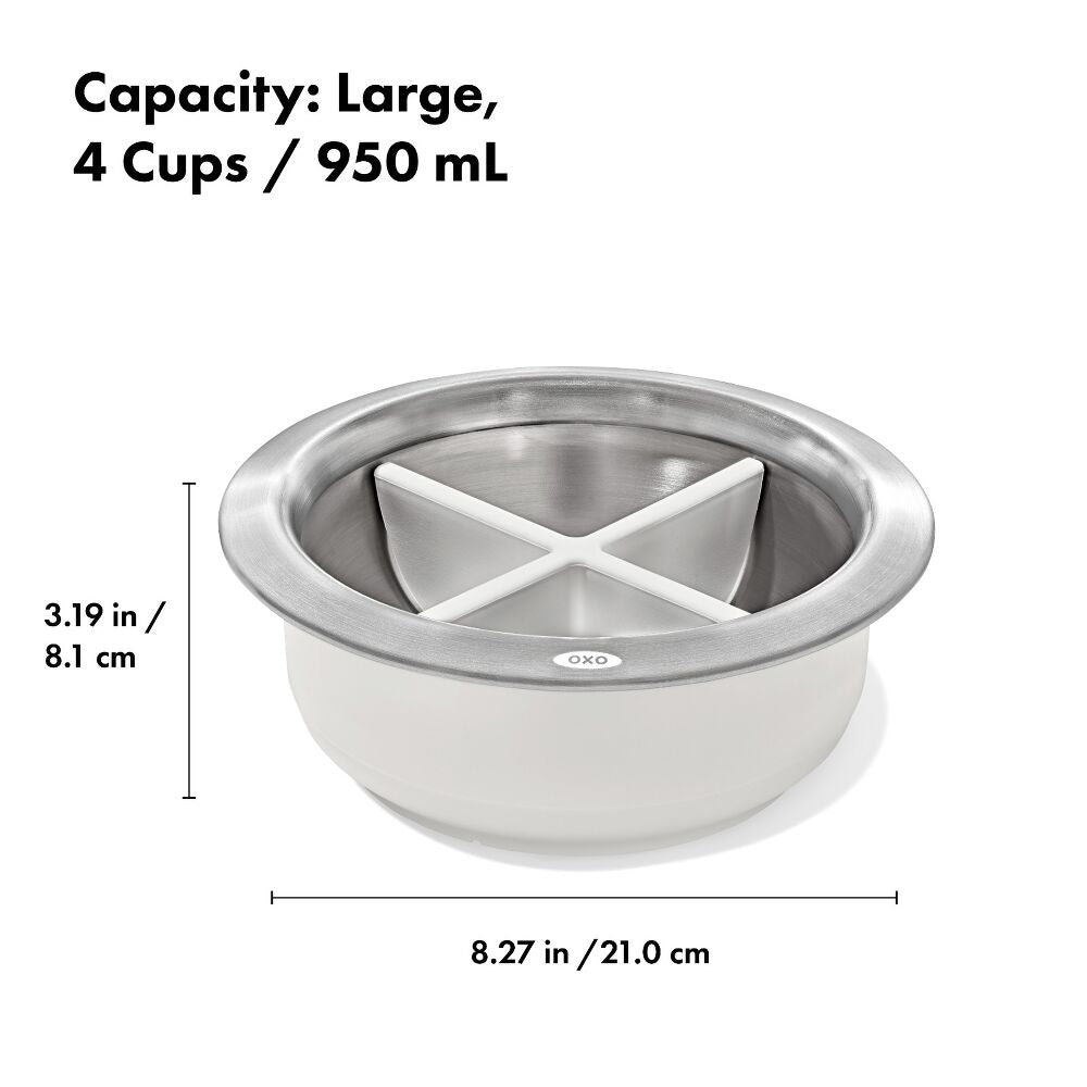 OXO Pet Easy-Clean Slow Feeder - Large, 4 Cups/950 ml U1
