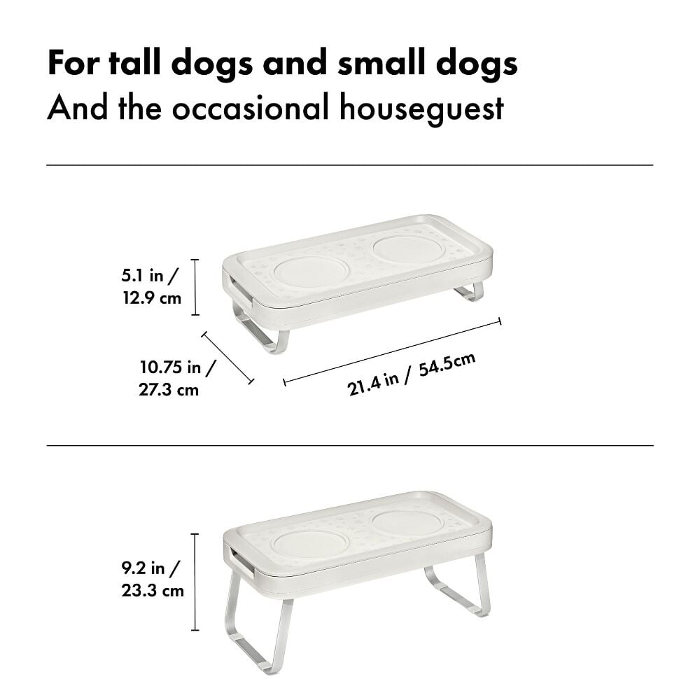 OXO Pet Adjustable Elevated Feeder G5