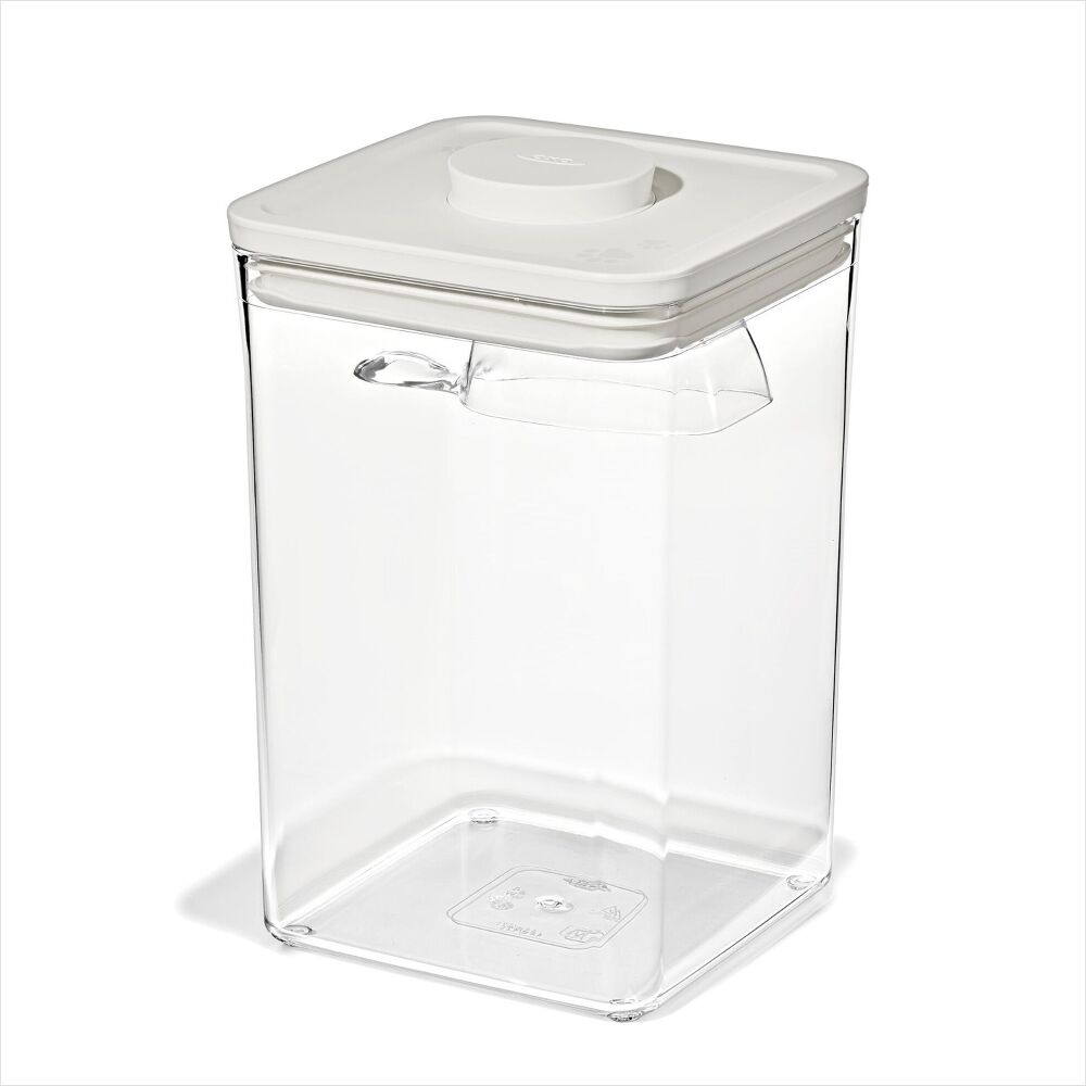 OXO Pet POP Container with Scoop — Big Square Medium — 4.4 Qt/4.2 L G7