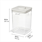 OXO Pet POP Container with Scoop — Big Square Medium — 4.4 Qt/4.2 L G7