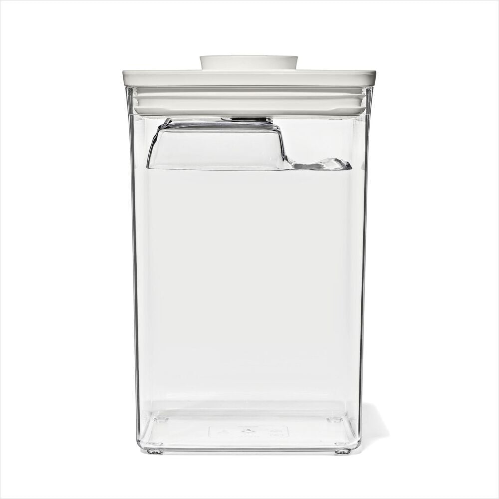 OXO Pet POP Container with Scoop — Big Square Medium — 4.4 Qt/4.2 L Q8
