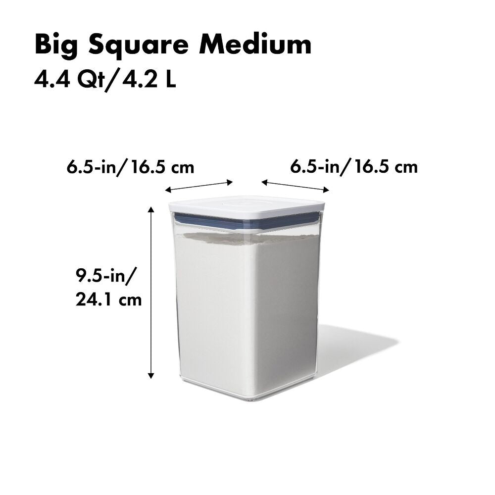 POP Container - Big Square Medium (4.4 Qt/4.2 L) Y9