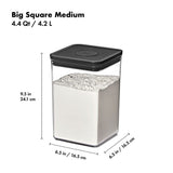 POP Container - Big Square Medium (4.4 Qt/4.2 L) T9