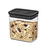 POP Container - Rectangle Short (1.7 Qt/1.6 L) - Matte Black J5