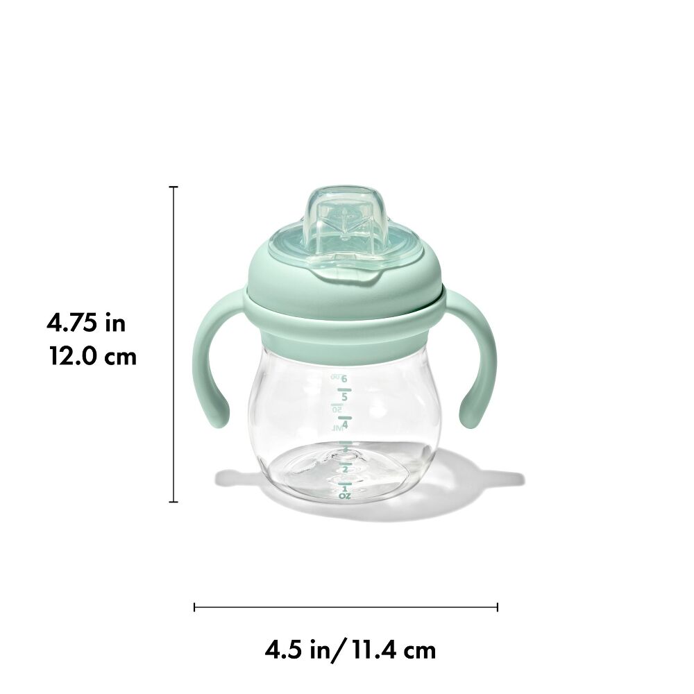 Transitions 6 Oz Soft Spout Sippy Cup with Removable Handles U3