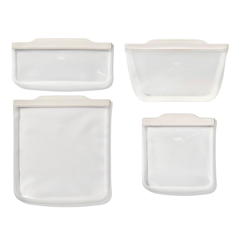 Silicone Bags Bundle - Oat X1