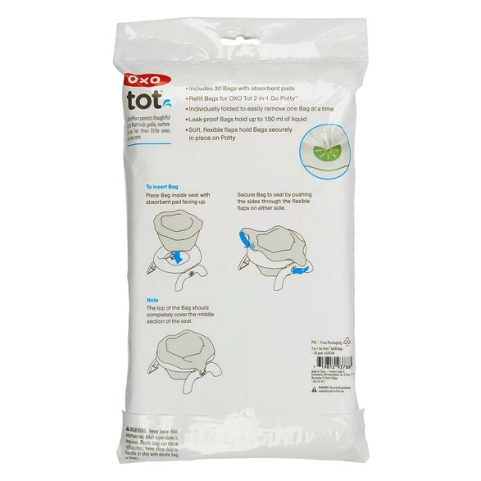 2-in-1 Go Potty™ Refill Bags - 30 Pack J1