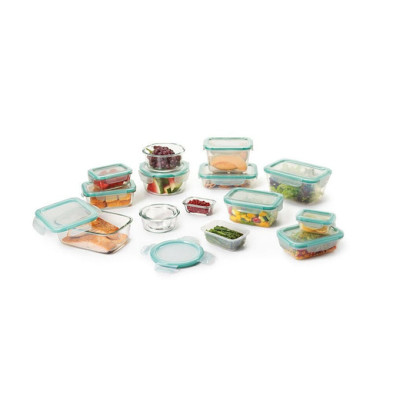 OXO Good Grips 30 Piece Smart Seal Glass & Plastic Container Set Z6