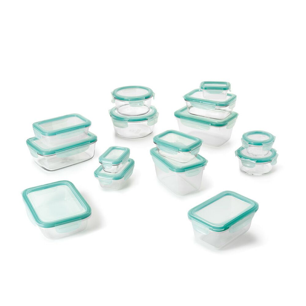 OXO Good Grips 30 Piece Smart Seal Glass & Plastic Container Set Z6