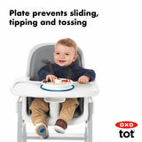 Stick & Stay Suction Divided Plate R5