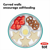 Stick & Stay Suction Divided Plate X2