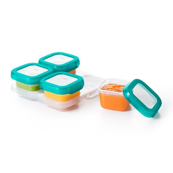 4 oz Baby Blocks™ Plastic Freezer Storage Containers U5