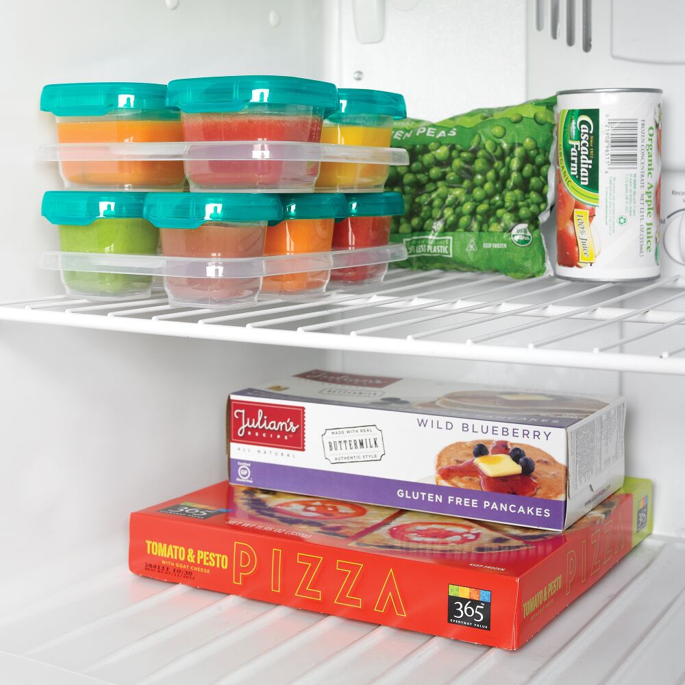 12-Piece Baby Blocks™ Plastic Freezer Storage Container Set - Tot Teal R1