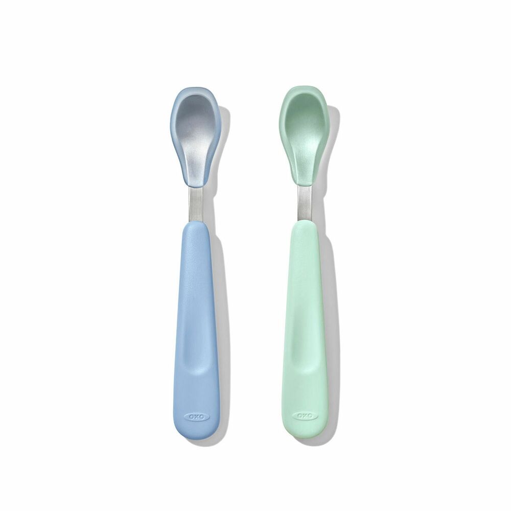 Feeding Spoon Set with Soft Silicone A0