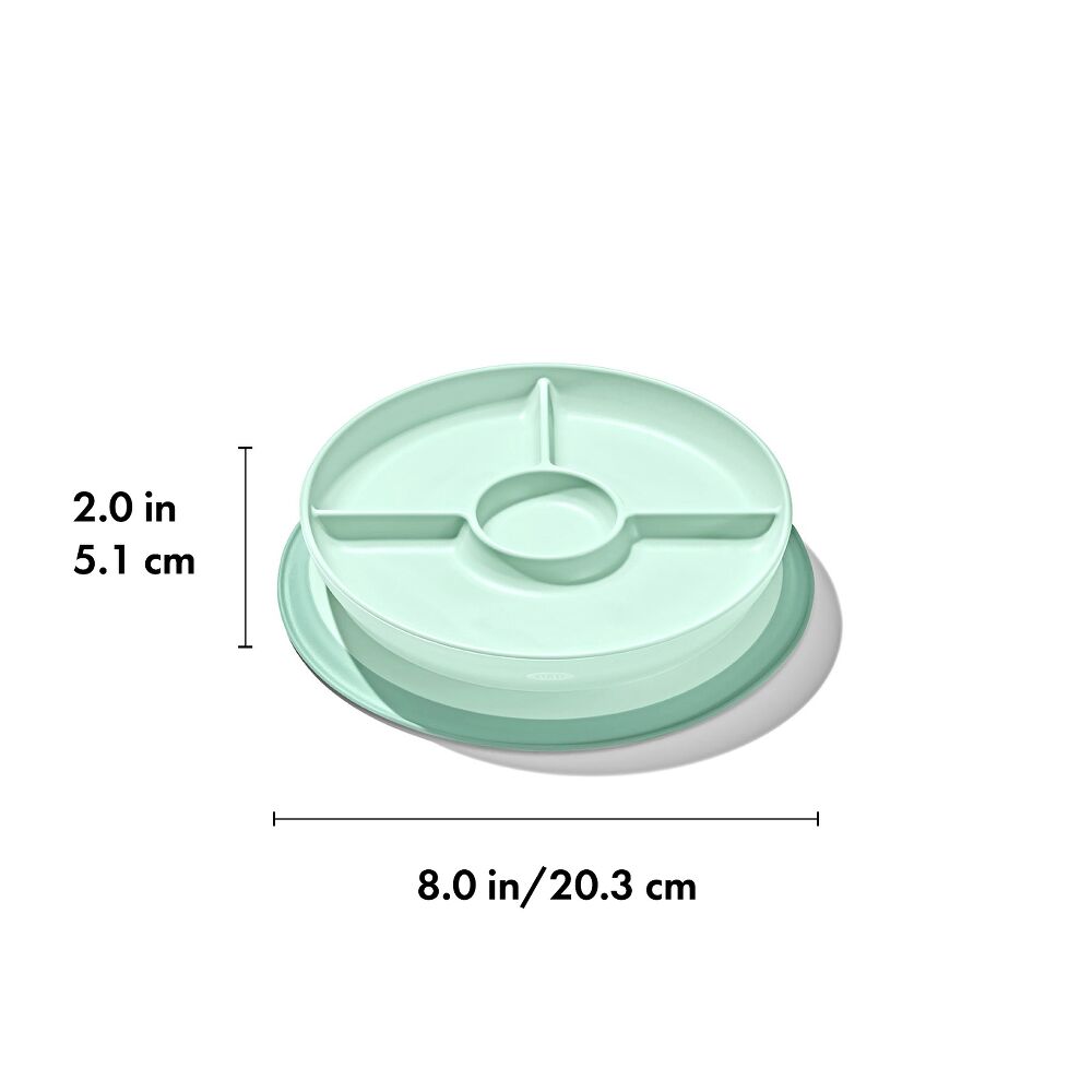 Stick & Stay Suction Divided Plate K6