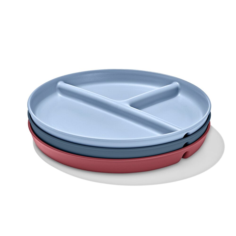 Stackable Divided Plates Set - 3 Pack E9