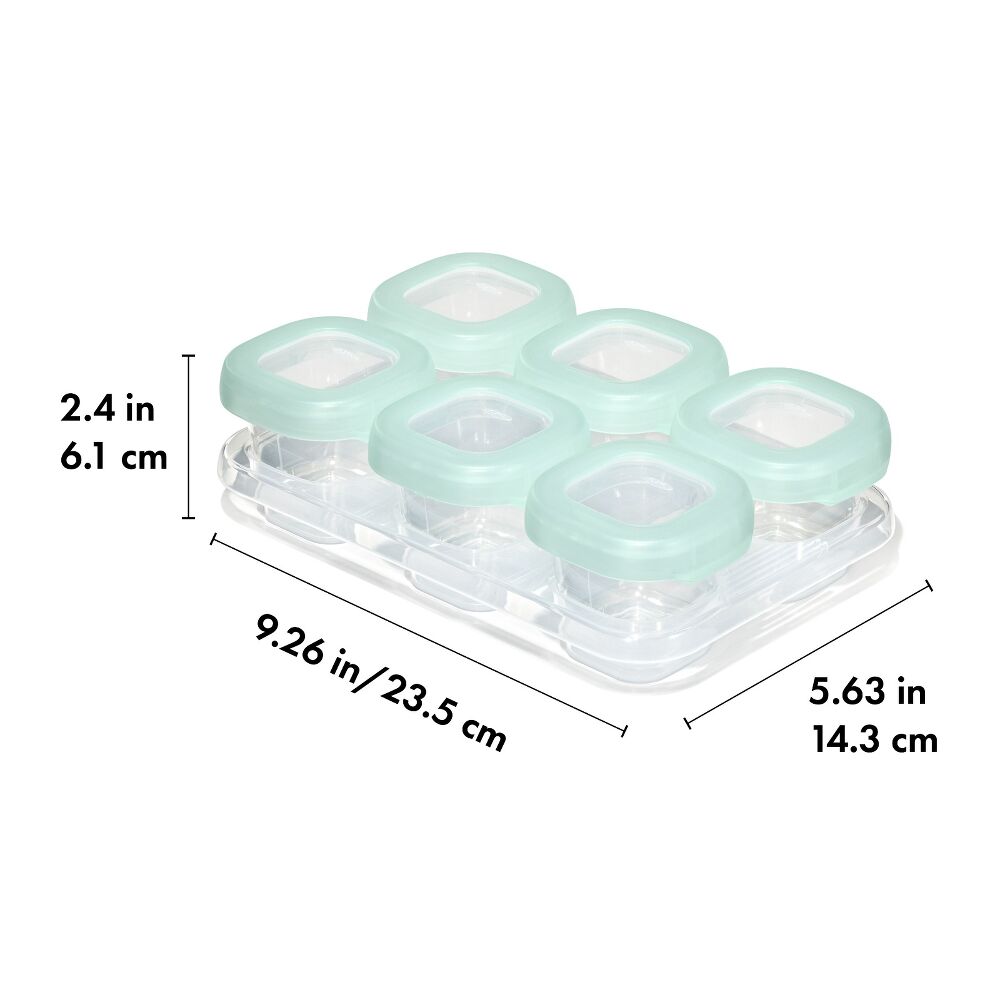 Baby Blocks Food Storage Containers (2 oz) - Opal L9