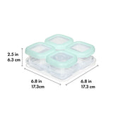 Baby Blocks Food Storage Containers (4 oz) - Opal D6