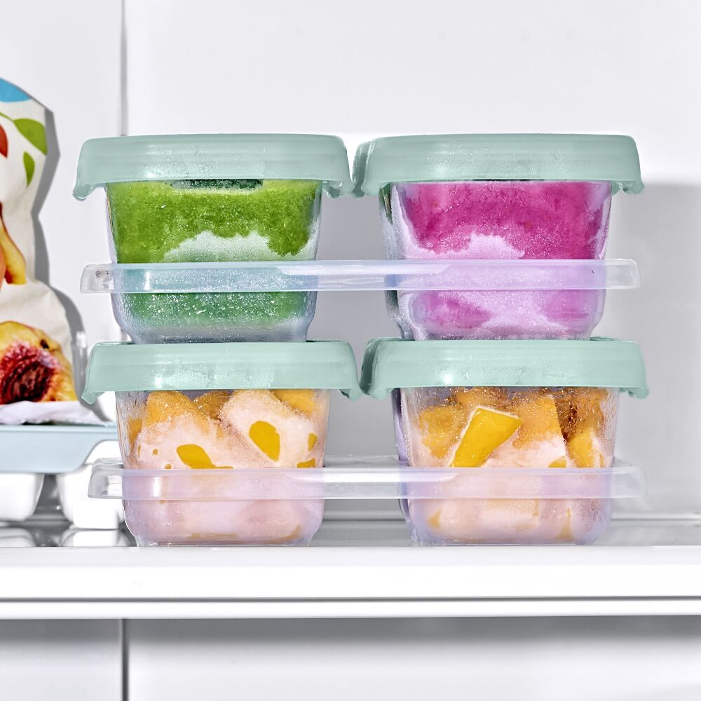 Baby Blocks Food Storage Containers (6 oz) - Opal U7