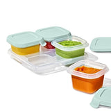 Silicone Baby Blocks Food Storage Containers (4 oz) - Opal T8