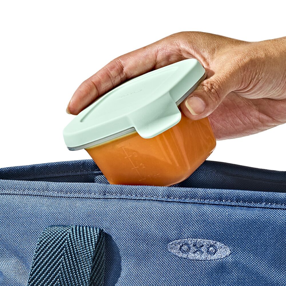 Silicone Baby Blocks Food Storage Containers (4 oz) - Opal T8