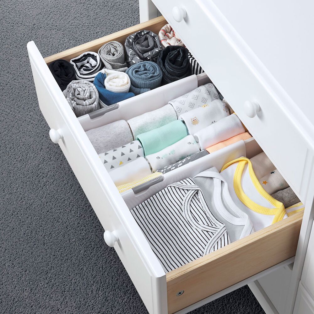 OXO TOT Expandable Dresser Drawer Divider - 4 Pack M5